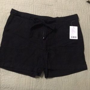 Anthropologie Linen Blend Shorts